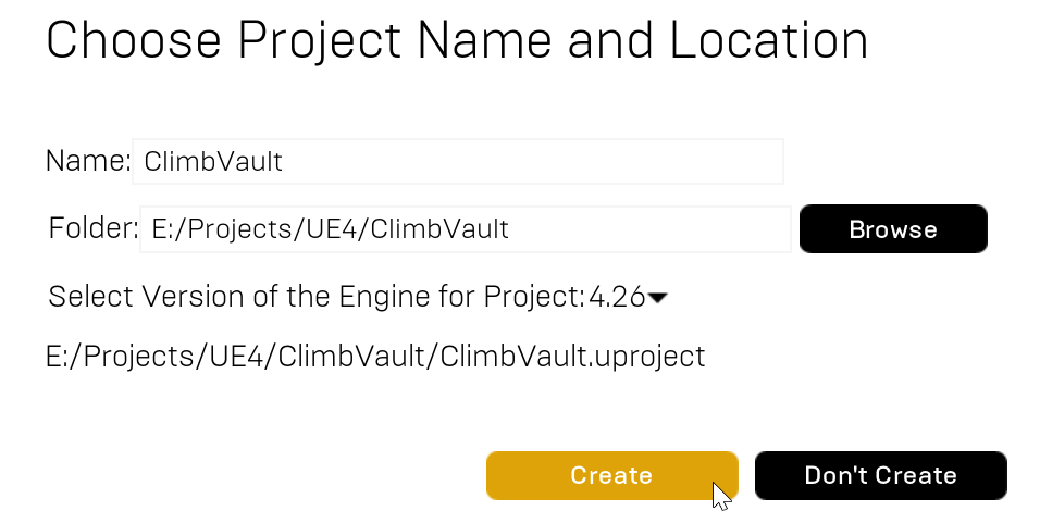 Climbing Component - 1.2) Example C