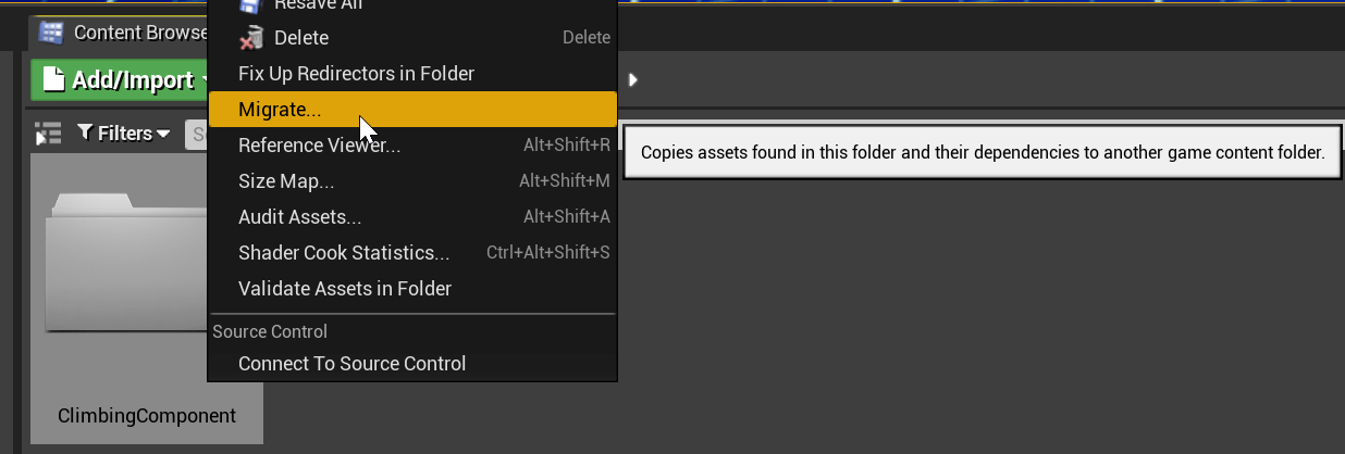 Climbing Component - 1.3) Migrate