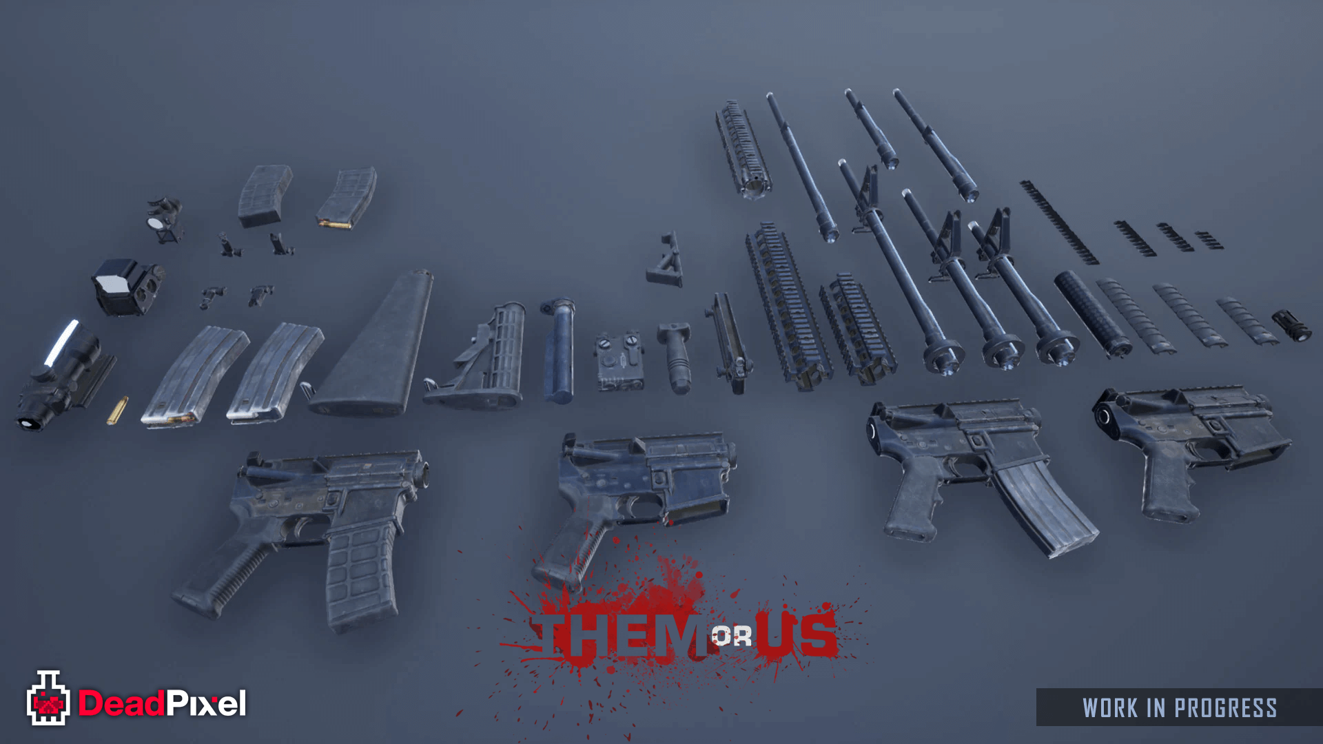 THEM OR US (Pre-Alpha) - M4A1 Parts