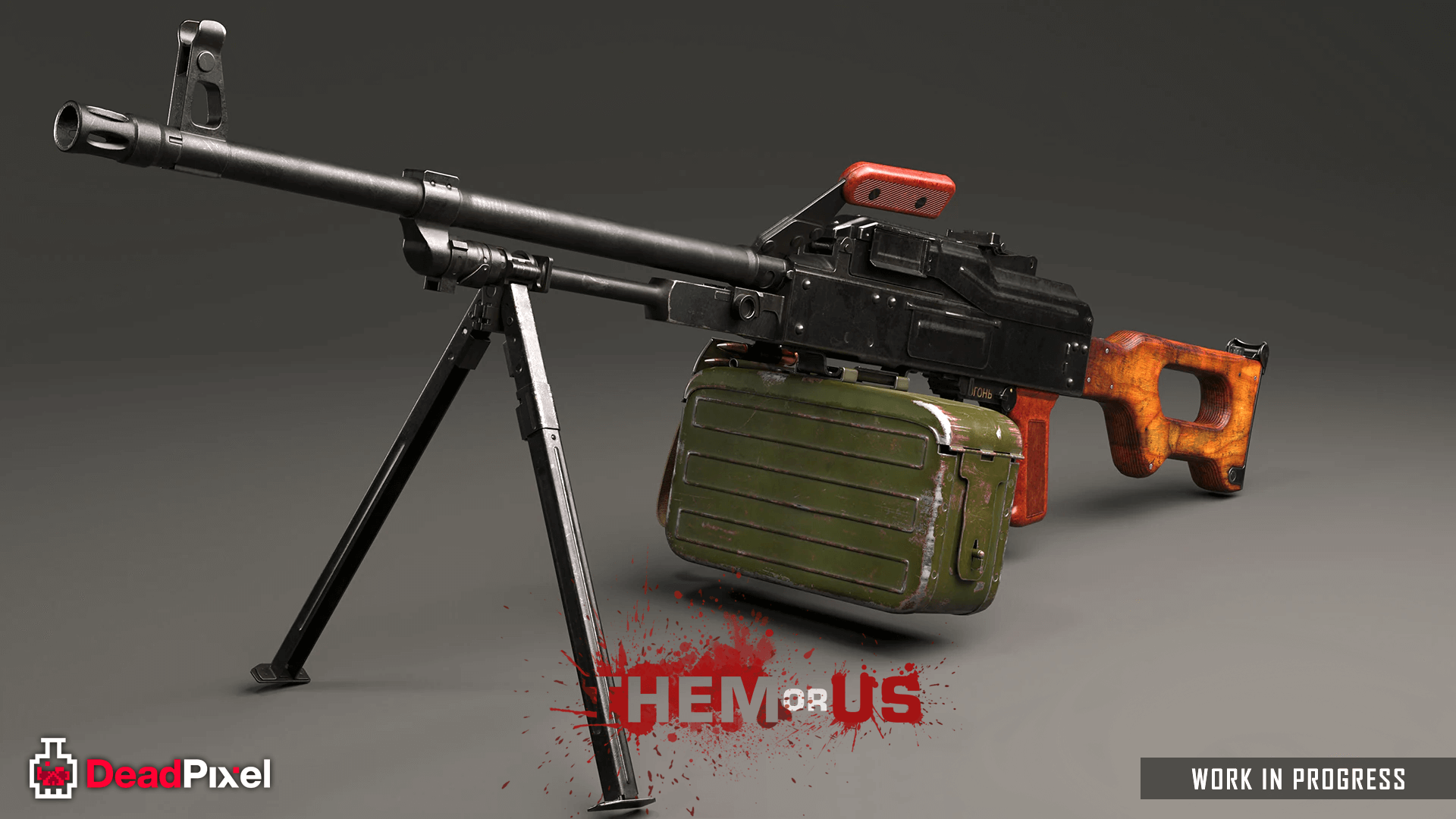 THEM OR US (Pre-Alpha) - PKP Machine Gun